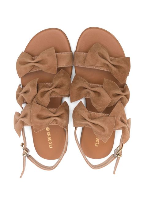 Sandali in pelle FLORENS | F956323F CAMOSCIO CUOIO